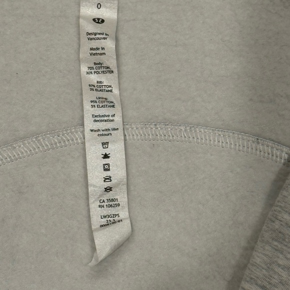 Lululemon Full-Zip Hoodie in light gray - Picture 4 of 4